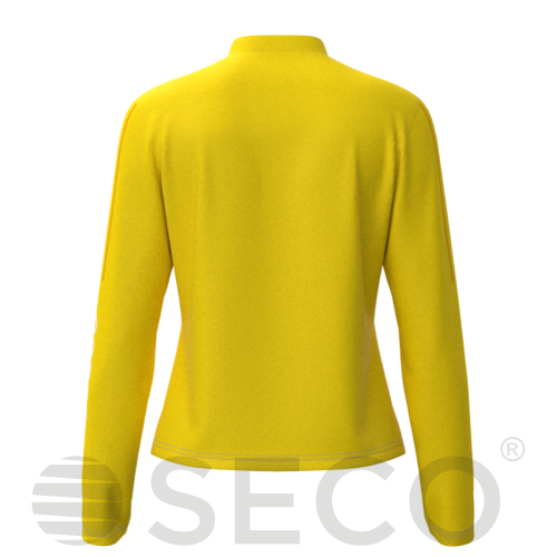 Кофта спортивная SECO® Astrada 26315303 женская цвет: желтый (короткая молния)