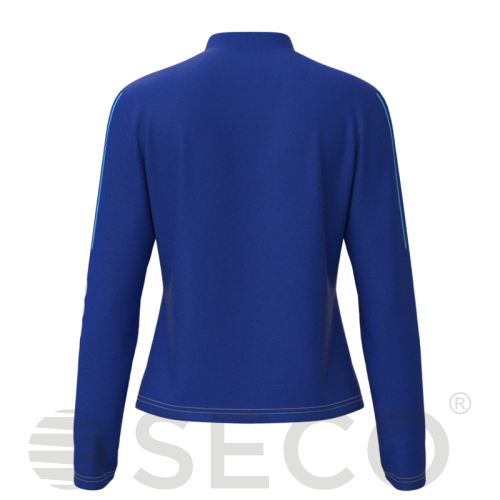 Кофта спортивная SECO® Astrada 26315304 женская цвет: синий (короткая молния)