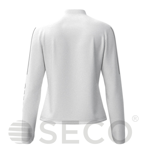 Кофта спортивная SECO® Astrada 26315310 женская цвет: белый (короткая молния)