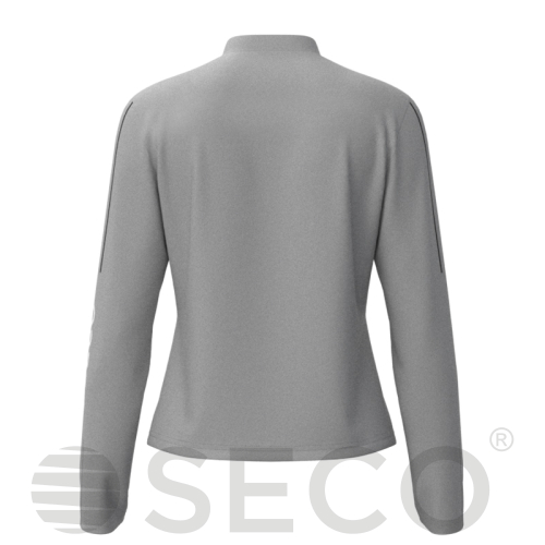 Кофта спортивная SECO® Astrada 26315313 женская цвет: серый (короткая молния)