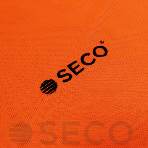 SECO ® Fußballuniform Basic Set Orange/Schwarz