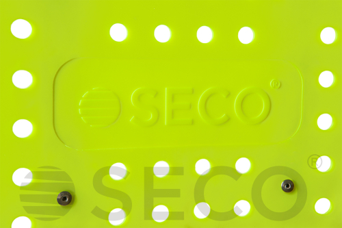 Muñeco de entrenamiento para el fútbol SECO® 175 cm : verde neon