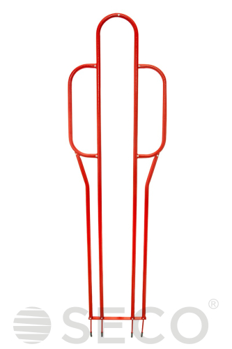 Тренировочный манекен для футбола с чехлом SECO® 180 см красный