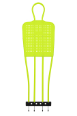 SECO® lime neon training dummy for football 175 cm