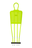 SECO® neon training dummy for football 180 cm yellow