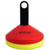 Набор тренировочных фишек SECO® 2 цвета с подставкой (20 штук)