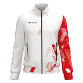Кофта спортивная SECO® Forza White 22310202 цвет: красный