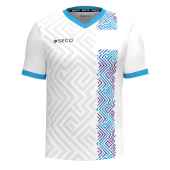 Футболка игровая SECO® Sefa White 22225111 цвет: голубой