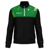 Кофта спортивна SECO® Forza Black 22314007 колiр: зелений (коротка блискавка)