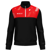 Кофта спортивна SECO® Forza Black 22314002 колiр: червоний (коротка блискавка)