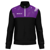 Кофта спортивна SECO® Forza Black 22314008 колiр: фіолетовий (коротка блискавка)