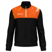 Кофта спортивна SECO® Forza Black 22314005 колiр: помаранчевий (коротка блискавка)