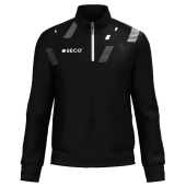 Кофта спортивна SECO® Forza Black 22314001 колiр: чорний (коротка блискавка)