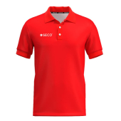 Футболка Поло SECO® Basic 22240102 колiр: червоний