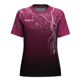 Футболка ігрова SECO® Lightning 25227516 жіноча колір: бордовий