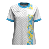 Футболка игровая SECO® Sefa White 25228253 женская цвет: голубовато-желтый