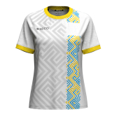 Футболка игровая SECO® Sefa White 25228254 женская цвет: желто-голубой