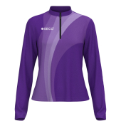 SECO® Davina Sports Jacket 26315008 women's color: purple (short zipper)