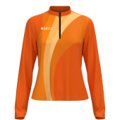 SECO® Davina Sports Jacket 26315005 women's color: orange (short zipper)