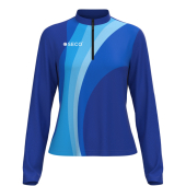 SECO® Davina Sports Jacket 26315004 women's color: blue (short zipper)