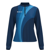 SECO® Davina Sports Jacket 26315012 women's color: dark blue (short zipper)