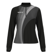 SECO® Davina Sports Jacket 26315001 women's color: black (short zipper)