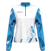 Кофта спортивна SECO® Forza 26315211 жіноча колір: блакитний (коротка блискавка)