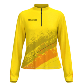 Кофта спортивная SECO® Astrada 26315303 женская цвет: желтый (короткая молния)