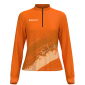 Кофта спортивная SECO® Astrada 26315305 женская цвет: оранжевый (короткая молния)