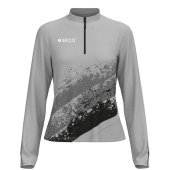 Кофта спортивная SECO® Astrada 26315313 женская цвет: серый (короткая молния)